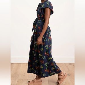 💙ulla johnson jumpsuit with cap sleeves